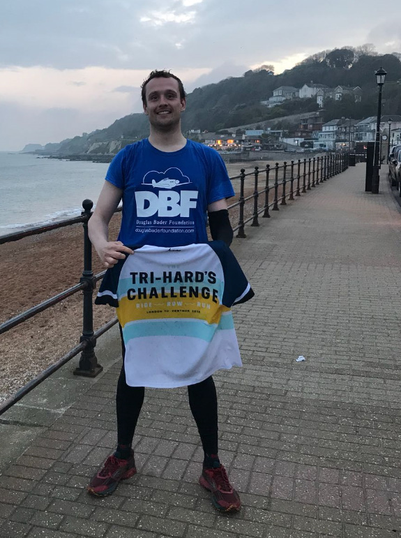 Evan Completes his Triathlon to Raise Funds for DBF!