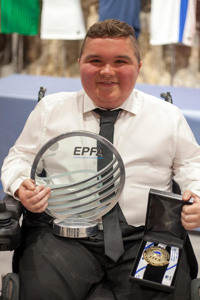 Bader Grant Recipient Sam Smith and the England Squad win European Nations Trophy