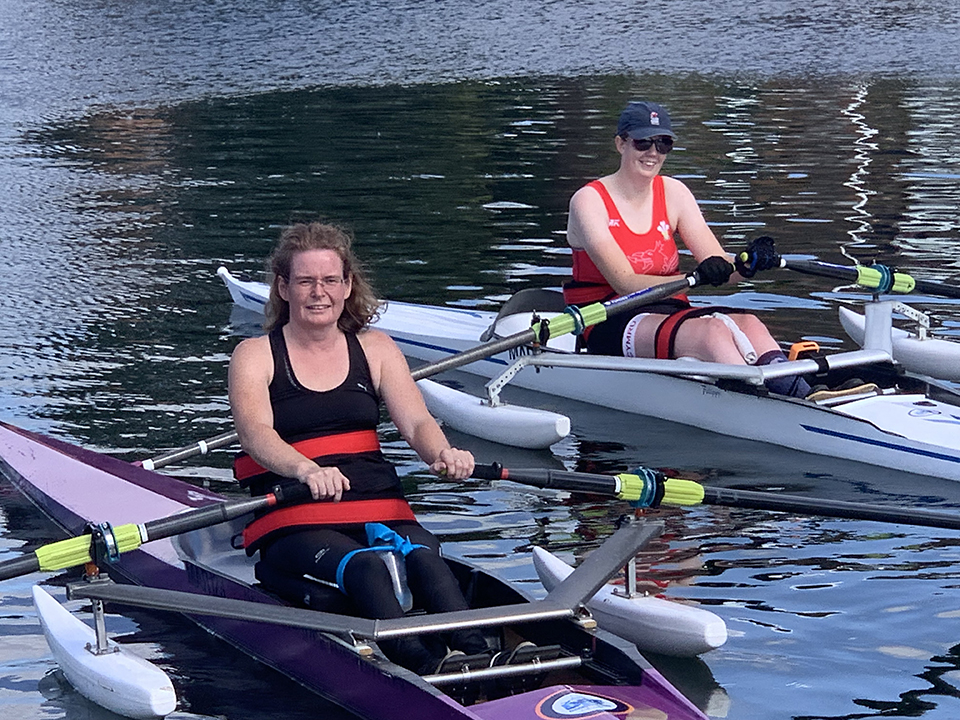 Sall and Mari's rowing progress
