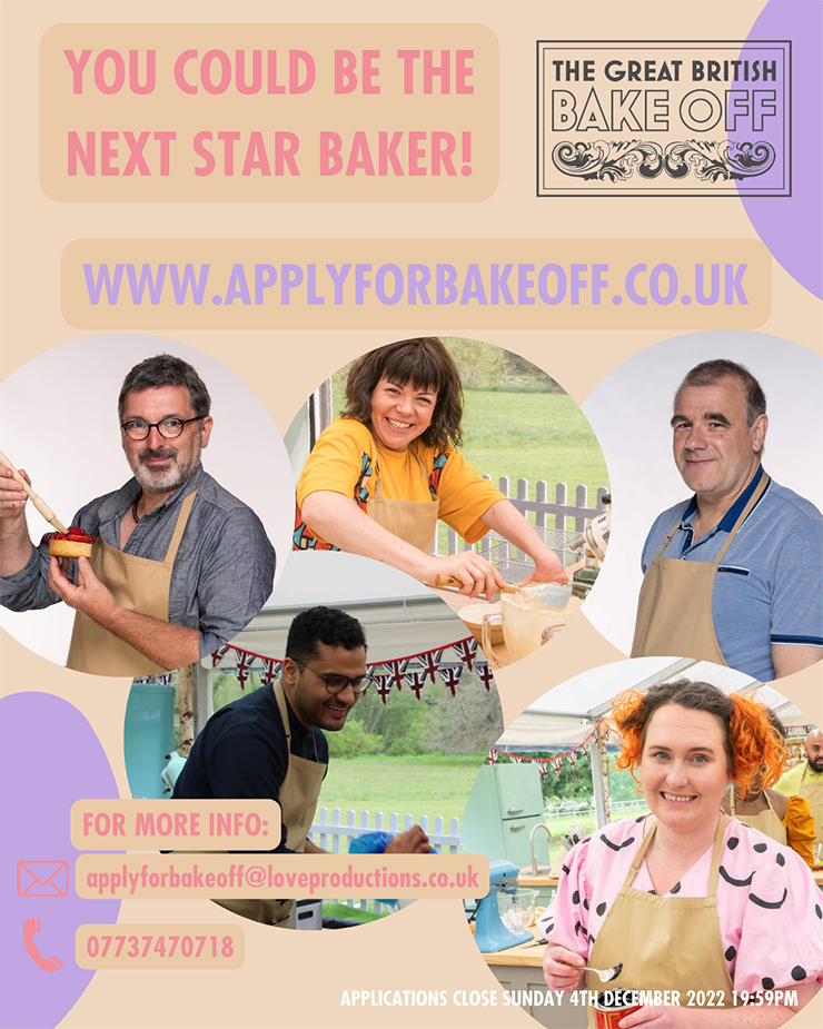 A Great British Bake Off Opportunity!